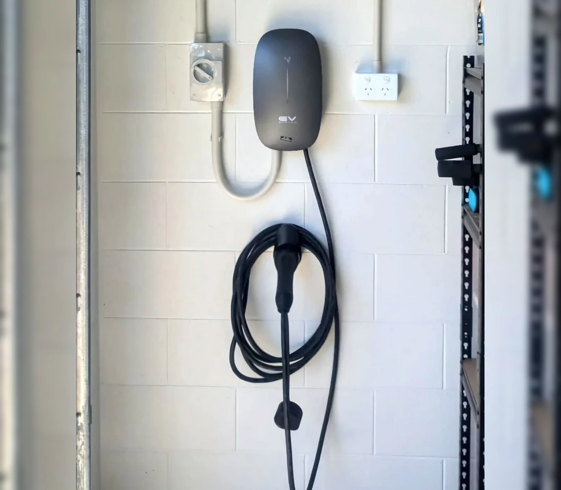 Residential EV charger installation