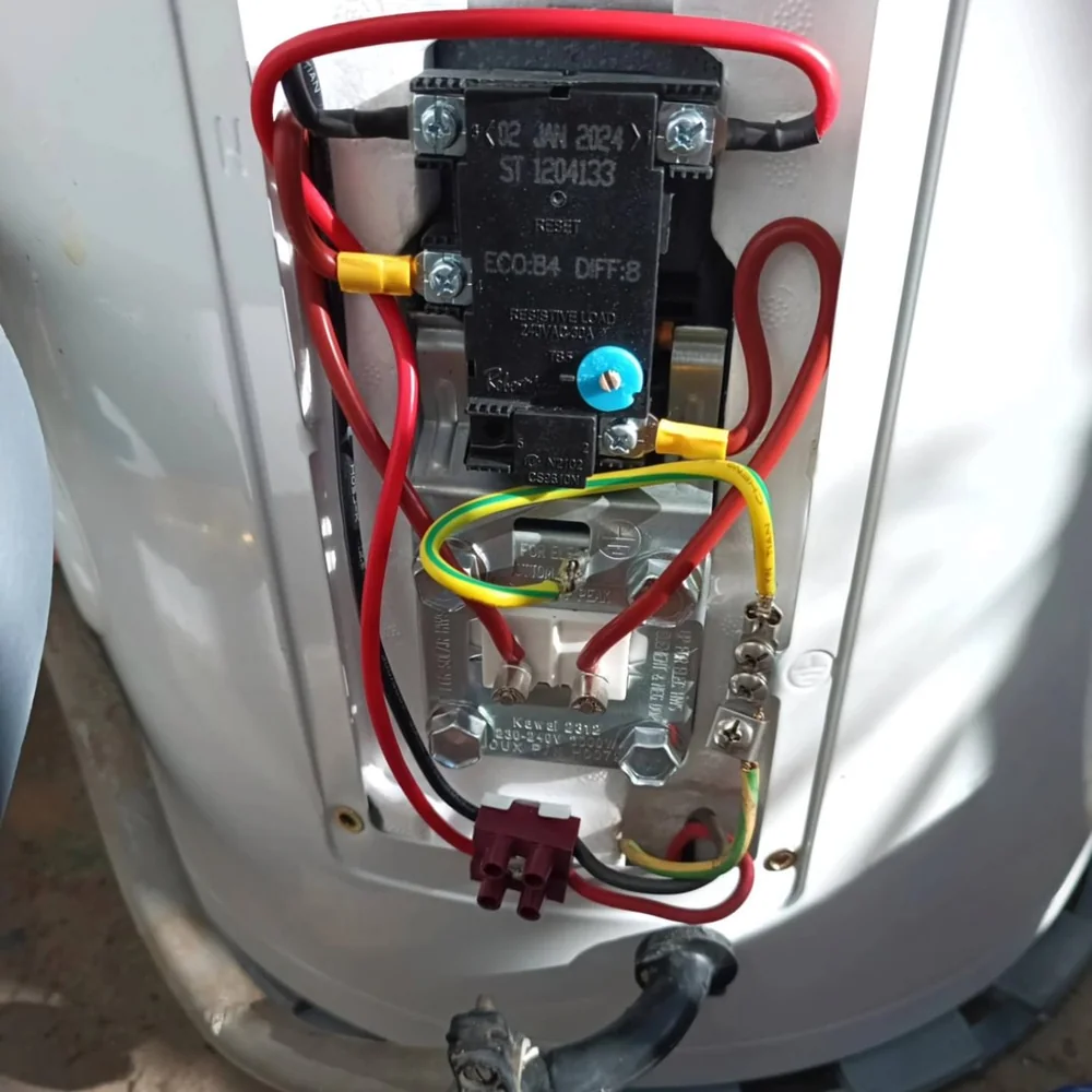 Electrical fault-finding and repair work.