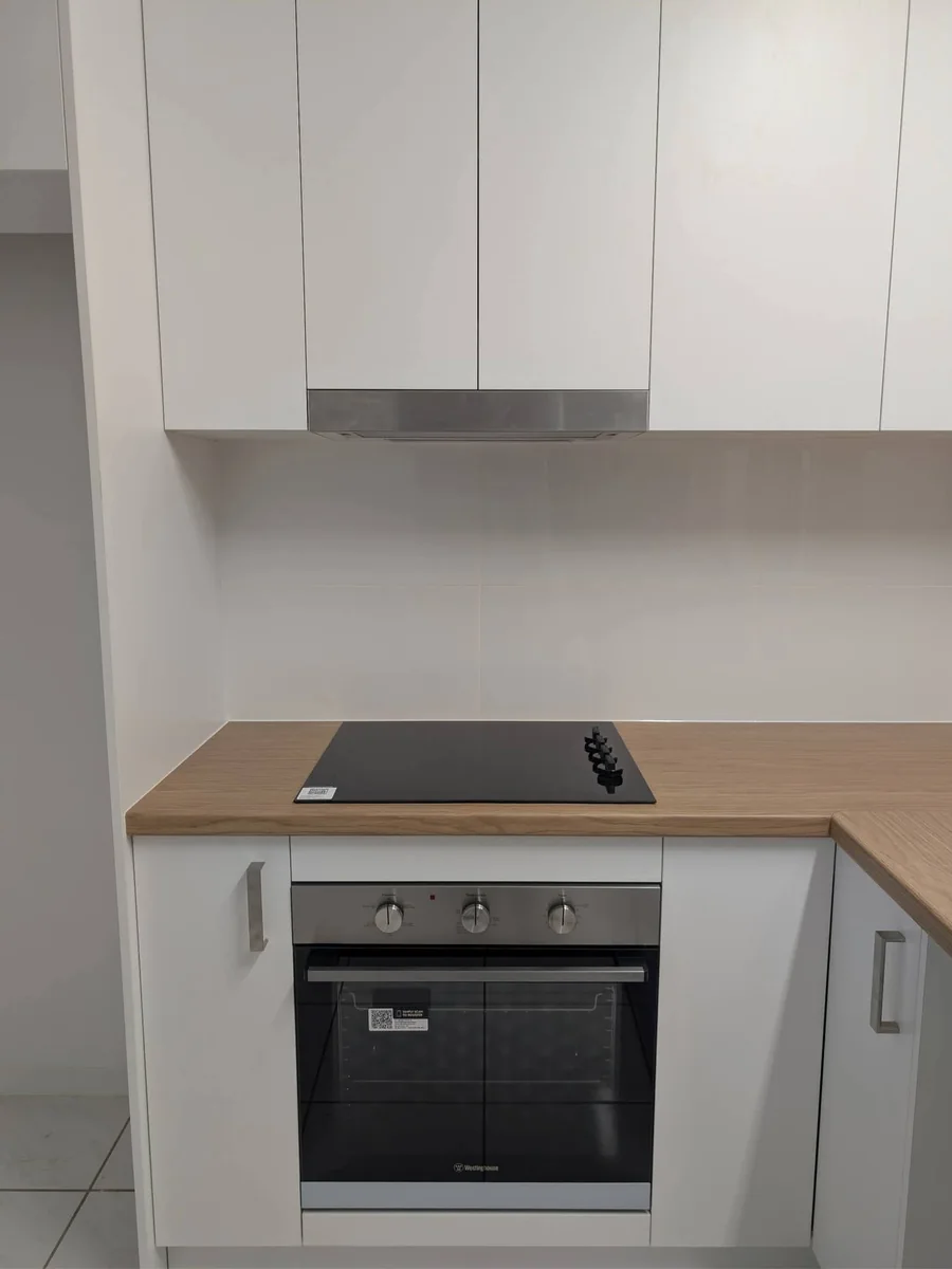 Finished cooktop and oven electrical work.