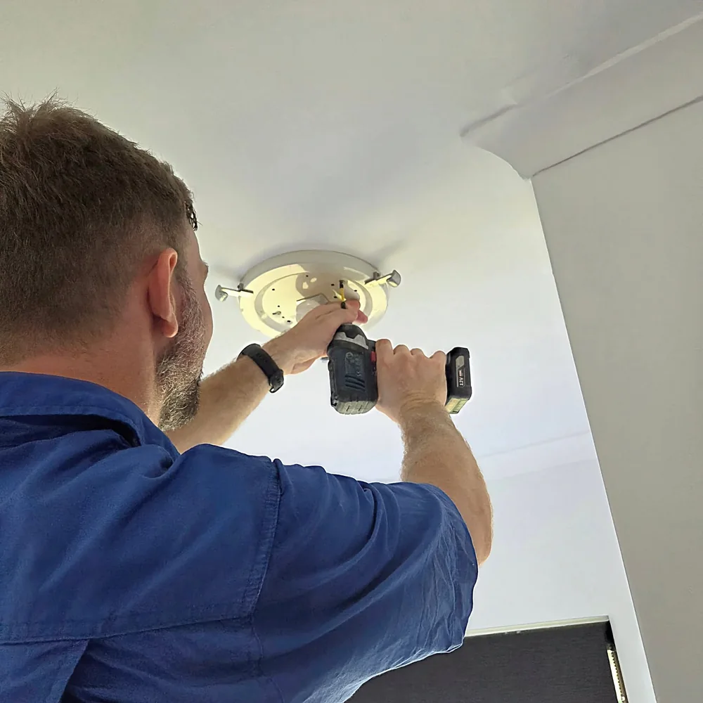 Lighting installation and electrical work